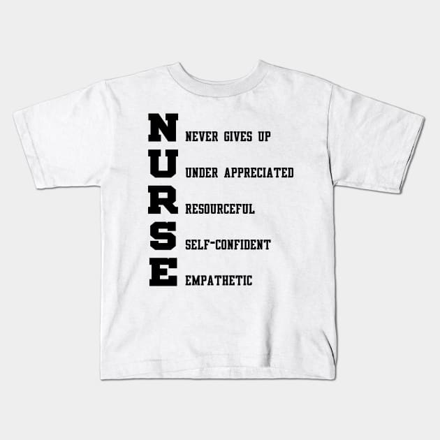 Never Gives Up Under Appreciated Resourceful Self-Confident Empathetic Kids T-Shirt by shopbudgets